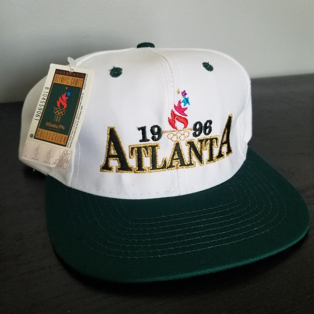 Vintage 1996 Atlanta Olympics Snap-back Hat with Original Tags